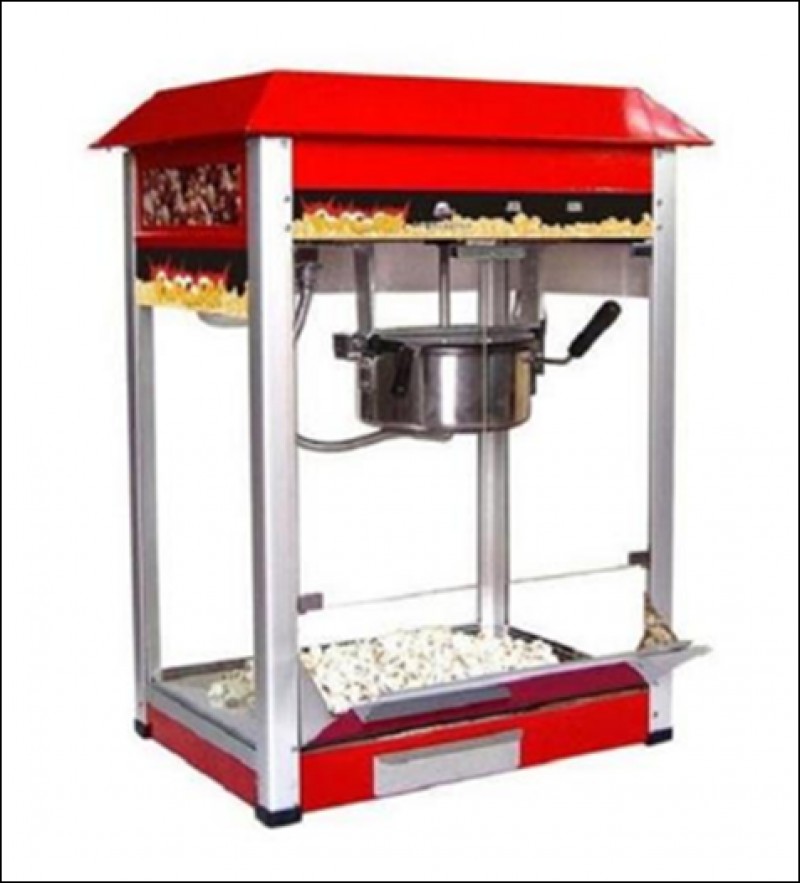 Electric Popcorn Machine - 250gms -Beautifully decorated Glass Chamber