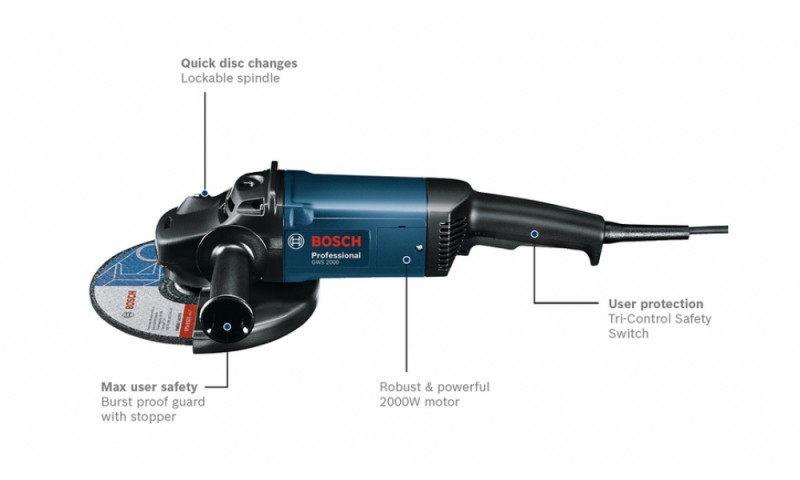 Bosch GWS 2000 Professional Angle Grinder