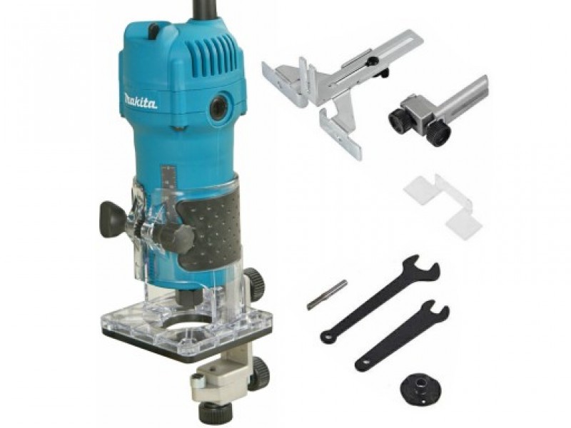 Makita 3709 Laminate Trimmer 6mm 30000 RPM 530W