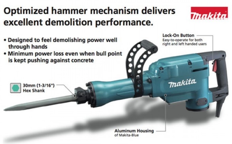 Makita HM 1306 Demolition Hammer 1450 BPM 1510 W