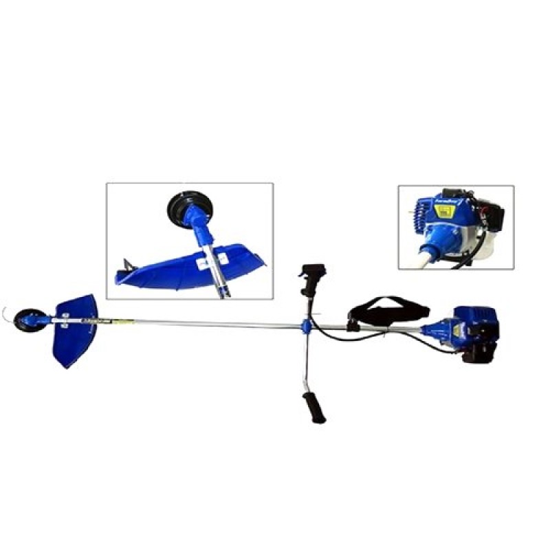 Kisankraft FB-BC4-8636 Brush Cutter 4-Stroke 35.8 Cc With Tap & Go Black Slim