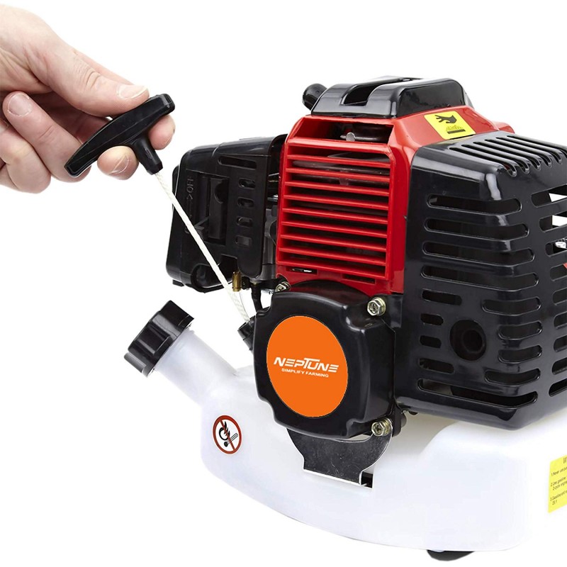 1.95HP 52cc 2 Stroke Red 3-in-1 Brush Cutter with 3 Blades, BC-520