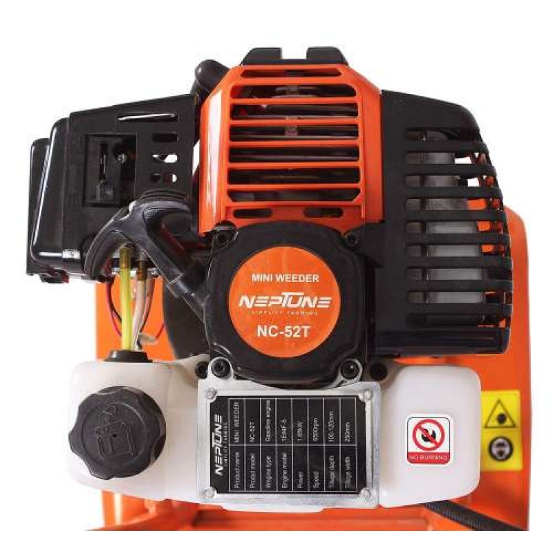 Petrol 52cc 2 Stroke Garden Tiller Cultivator Rotavator, NC-52