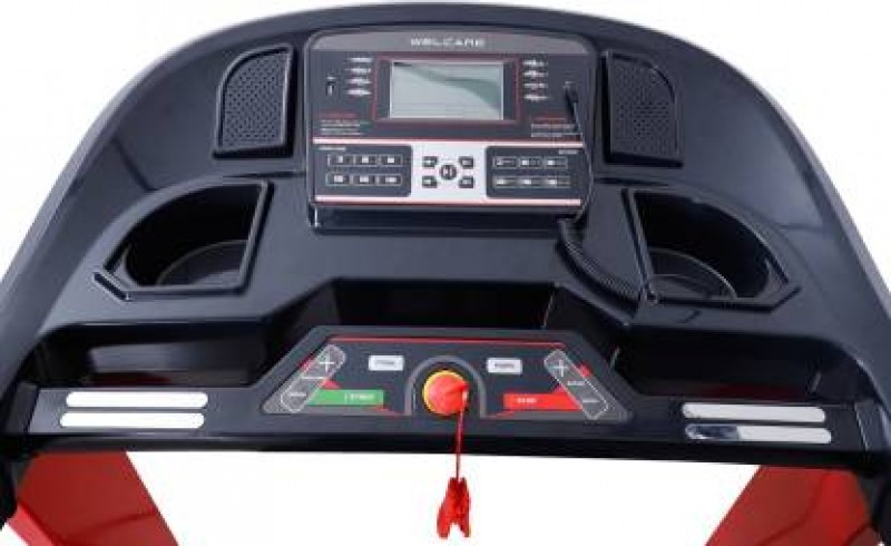 Welcare Wc4848 Dc Motorized and Cushioned Treadmill 2.5Hp (5Hp Peak) Powerful Dc Motor 18 Level Incline