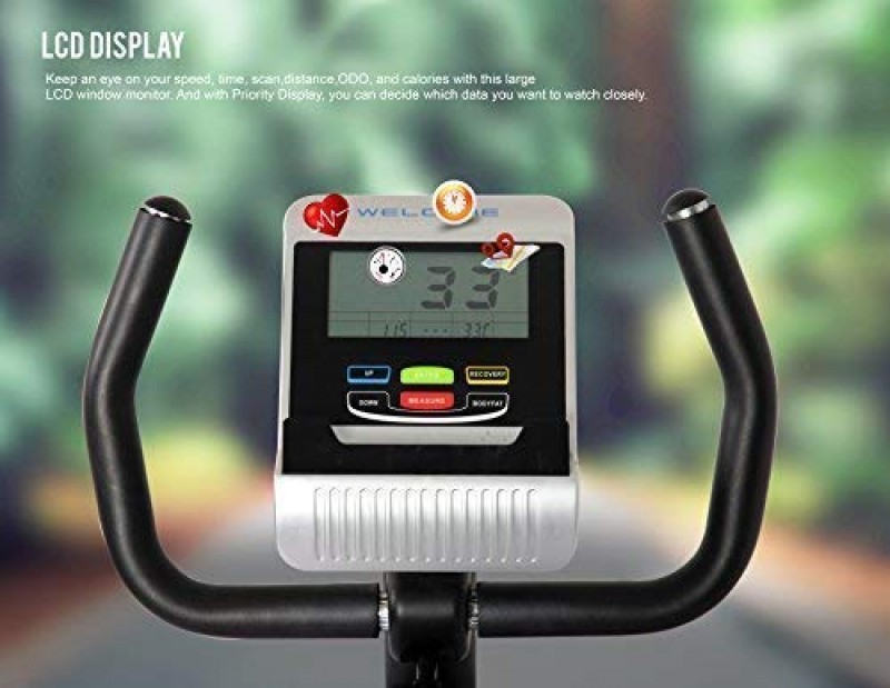 Welcare Wc 1588 Recumbent Bike With FlyWheel of 5Kg With Manual Adjustment