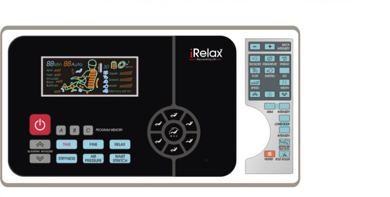 iRelax Body Massager Chair Machine SL-C-130 for Back Muscle Relaxation