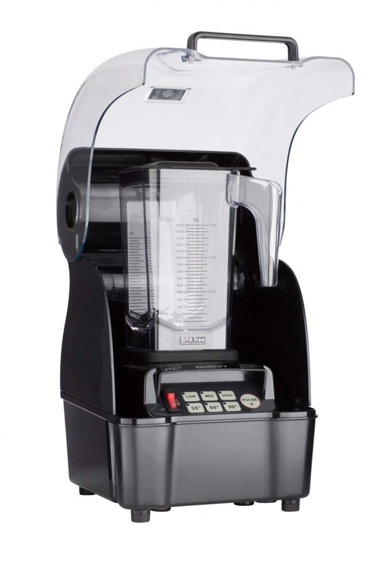 JTC 800AQ OmniBlend Commercial Blender with Full Sound Enclosure Shield, 1.5 Ltrs Jar (Black)