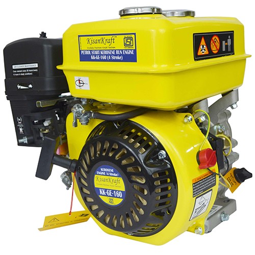 KisanKraft KK-GE-160  Inclined Petrol Started Kerosene Run Engine