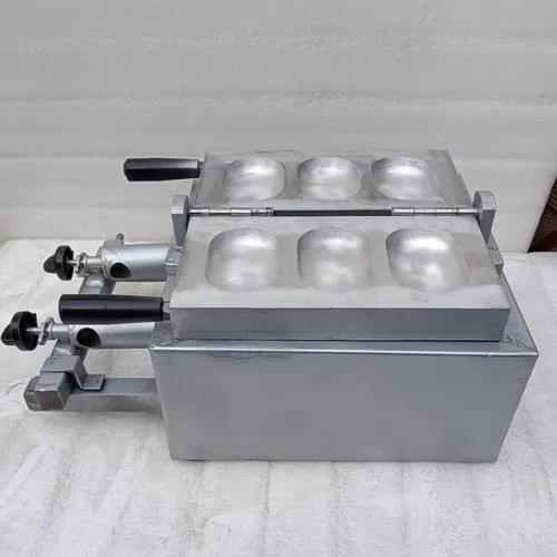Commercial Gas Operated 3 Pcs Egg Bread/Burger Maker Machine