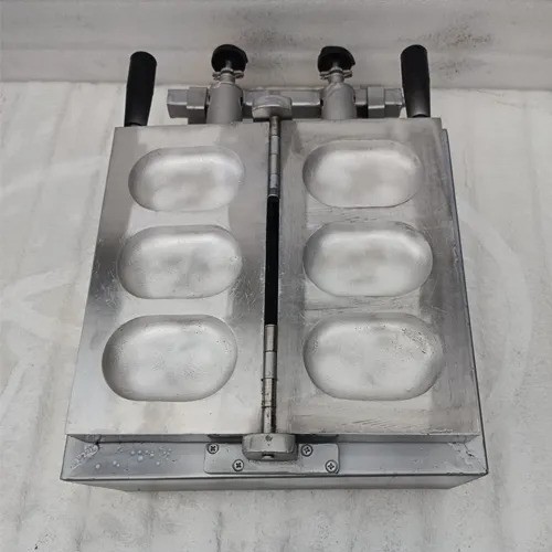 Commercial Gas Operated 3 Pcs Egg Bread/Burger Maker Machine