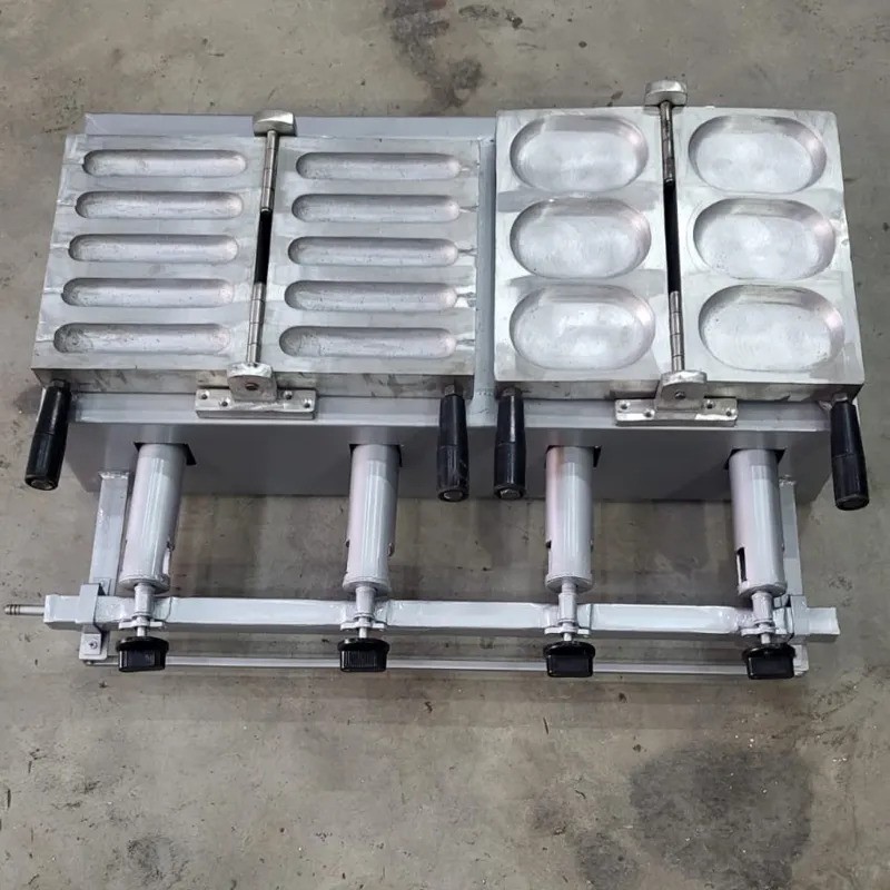 Commercial 2 in 1 Egg Bread/Burger & Sausage Roll Maker Machine