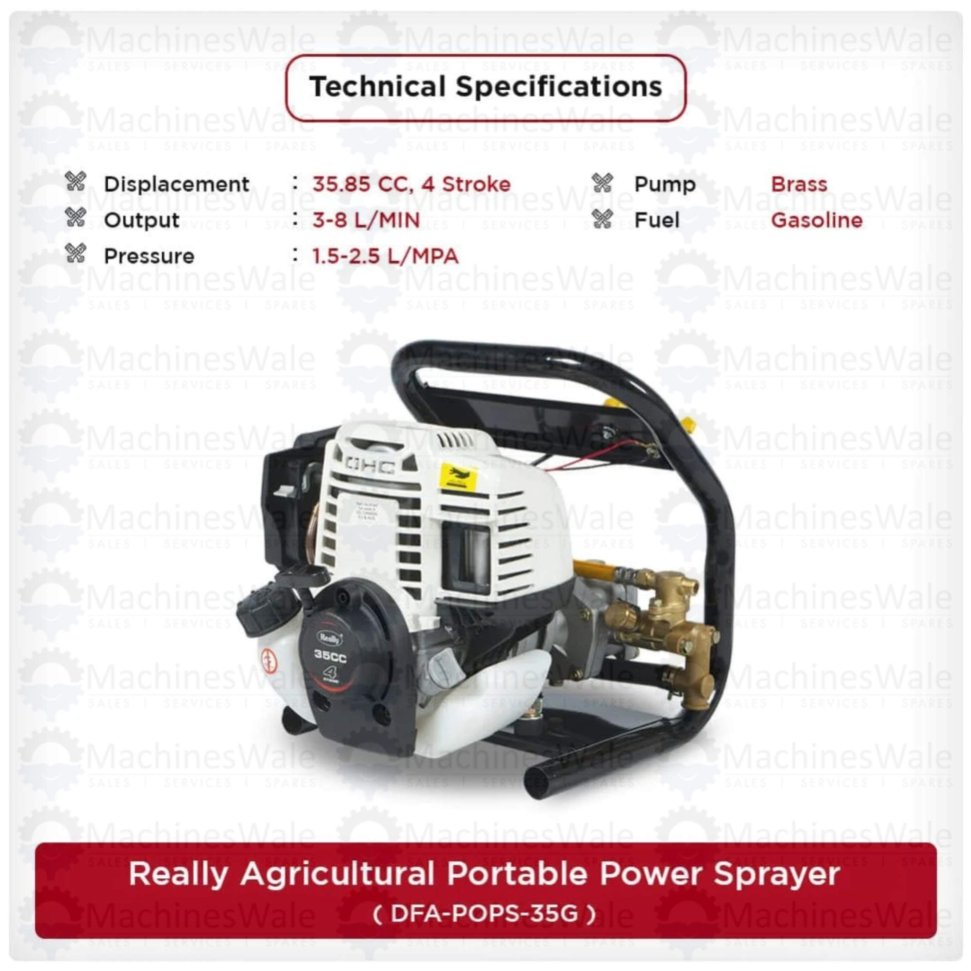REALLY 4 Stroke Agricultural Portable Power Sprayer