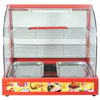 Electric Commercial Food Warmer cum Showcase Cabinet Unit