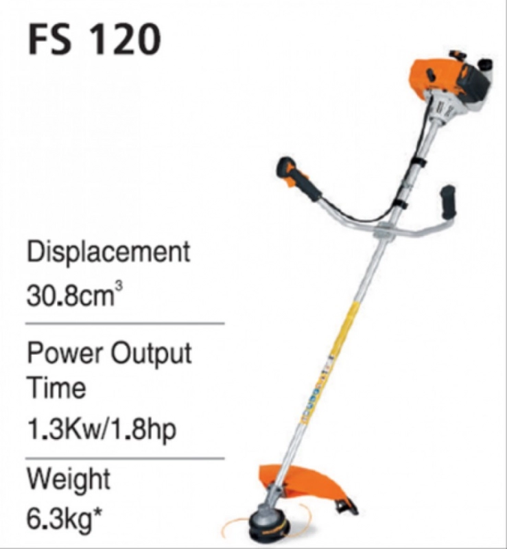 Stihl FS-120 Petrol Powerful Professional Brush Cutter 30.8cc, 1.8hp