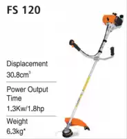 Stihl FS-120 Petrol Powerful Professional Brush Cutter 30.8cc, 1.8hp
