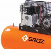 Groz 150 Ltr Air Compressor 3HP 2.2kW Single Phase RAC/3-21/150-1